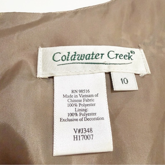 Coldwater Creek Patchwork Print Metallic Accent Maxi Dress - Picture 8 of 9